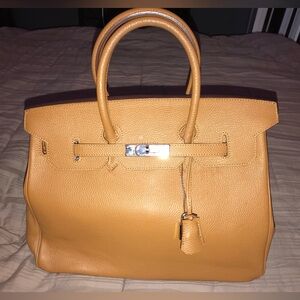 Large tan designer Bag